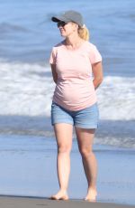 Pregnant HEIDI MONTAG Out at a Beach in Los Angeles 07/15/2022