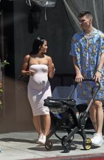 Pregnant KATYA ELISE HENRY and Tyler Herro Out with Their Baby in in Los Angeles 07/12/2022