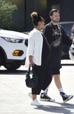 Pregnant LEONA LEWIS and Dennis Jauch on a Lunch Date in Los Angeles 07/21/2022