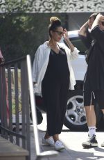 Pregnant LEONA LEWIS and Dennis Jauch on a Lunch Date in Los Angeles 07/21/2022