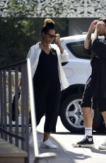 Pregnant LEONA LEWIS and Dennis Jauch on a Lunch Date in Los Angeles 07/21/2022