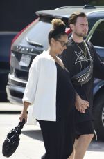 Pregnant LEONA LEWIS and Dennis Jauch on a Lunch Date in Los Angeles 07/21/2022