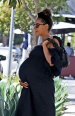 Pregnant LEONA LEWIS and Dennis Jauch Visit a Medical Building in Los Angeles 07/20/2022
