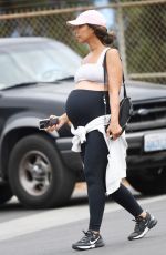 Pregnant LEONA LEWIS Out Hiking at Lake Hollywood Resovoir in Los Angeles 07/06/2022
