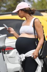 Pregnant LEONA LEWIS Out Hiking at Lake Hollywood Resovoir in Los Angeles 07/06/2022
