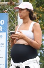 Pregnant LEONA LEWIS Out Hiking at Lake Hollywood Resovoir in Los Angeles 07/06/2022