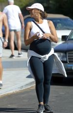 Pregnant LEONA LEWIS Out Hikinig at Lake Hollywood 07/15/2022