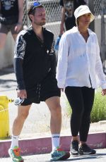 Pregnant LEONA LEWIS Out in Los Angeles 07/19/2022