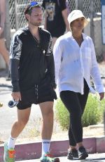 Pregnant LEONA LEWIS Out in Los Angeles 07/19/2022