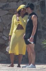 PRIYANKA CHOPRA Out with Friends at a Beach in Cabo 07/17/2022