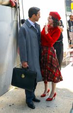 RACHEL BROSNAHAN on the Set of The Marvelous Mrs Maisel in New York 06/30/2022