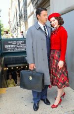RACHEL BROSNAHAN on the Set of The Marvelous Mrs Maisel in New York 06/30/2022