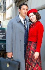 RACHEL BROSNAHAN on the Set of The Marvelous Mrs Maisel in New York 06/30/2022