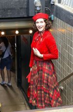 RACHEL BROSNAHAN on the Set of The Marvelous Mrs Maisel in New York 06/30/2022