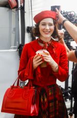 RACHEL BROSNAHAN on the Set of The Marvelous Mrs Maisel in New York 06/30/2022