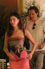 RAINEY QUALLEY and Lewis Pullman Out for Dinner in Portofino 07/11/2022