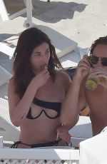 RAINEY QUALLEY in Bikini and Lewis Pullman at a Beach in Portofino 07/12/2022