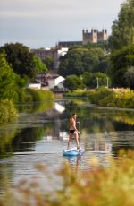 REBECCA GILBERT Out Paddleboard in Exeter 07/12/2022