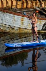 REBECCA GILBERT Out Paddleboard in Exeter 07/12/2022