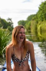 REBECCA GILBERT Out Paddleboard in Exeter 07/12/2022