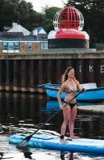 REBECCA GILBERT Out Paddleboard in Exeter 07/12/2022