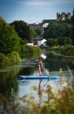 REBECCA GILBERT Out Paddleboard in Exeter 07/12/2022
