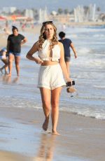 RENEE ASH Out at Hermosa Beach 07/13/2022