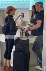 RENEE ZELLWEGER and Ant Anstead Catch a Flight Out of Los Angeles 07/07/2022