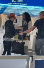 RENEE ZELLWEGER and Ant Anstead Catch a Flight Out of Los Angeles 07/07/2022