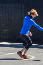 RENNE ZELLWEGER Out Play Basketball in Orange County 07/10/2022