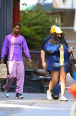RIHANNA and ASAP Rocky Leaves Whole Foods in New York 07/27/2022