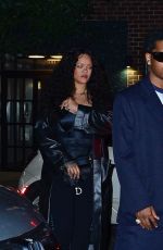 RIHANNA and ASAP Rocky Out for Dinner in New York 07/24/2022