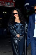 RIHANNA and ASAP Rocky Out for Dinner in New York 07/24/2022