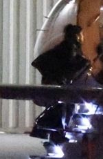 RIHANNA Boards a Private Jet with Her Family in Van Nuys 06/30/2022