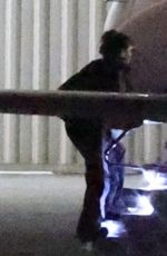 RIHANNA Boards a Private Jet with Her Family in Van Nuys 06/30/2022