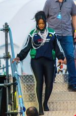 RIHANNA Leaves Lollapalooza Festival in Paris 07/17/2022