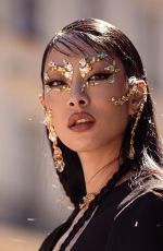 RINA SAWAYAMA at Schiaparelli Haute Couture Fall/Winter Show at Paris Fashion Week 07/04/2022