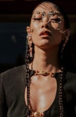 RINA SAWAYAMA at Schiaparelli Haute Couture Fall/Winter Show at Paris Fashion Week 07/04/2022