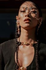 RINA SAWAYAMA at Schiaparelli Haute Couture Fall/Winter Show at Paris Fashion Week 07/04/2022
