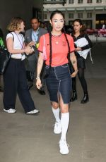 RINA SAWAYAMA Leaves BBC Radio 1 Studio in London 07/27/2022