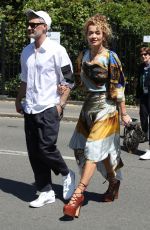 RITA ORA Arrives at Men