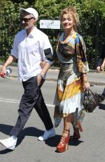 RITA ORA Arrives at Men