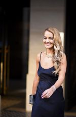 RITA ORA Leaves Schiaparelli Fashion Show in Paris 07/04/2022