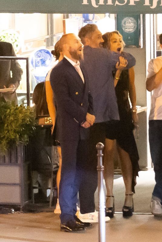 RITA ORA, Taika Waititi, Casey Affleck and Daniel Craig Night Out in Paris 07/29/2022
