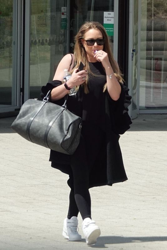 RITA SIMONS Arrives at Slough Ice Arena for Practice of Dancing On Ice 06/29/2022