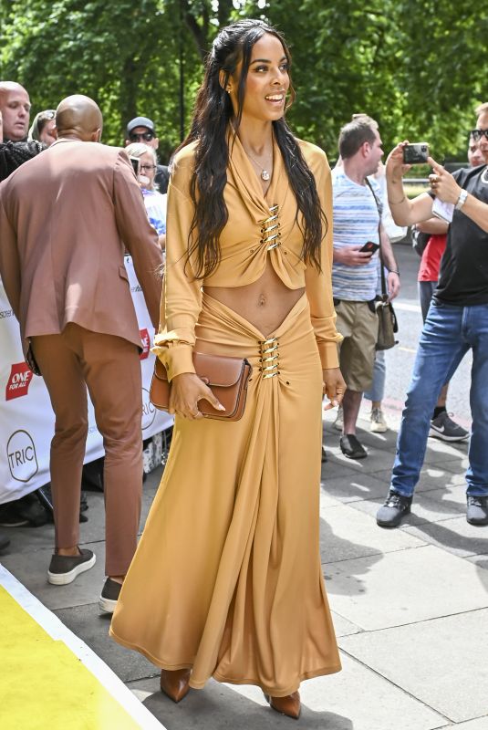 ROCHELLE HUMES Arrives at Tric Awards 2022 in London 07/06/2022