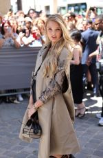 ROMEE STRIJD Arrives at Christian Dior Fall/Winter 2022/2023 Show at Paris Fashion Week 07/04/2022
