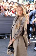 ROMEE STRIJD Arrives at Christian Dior Fall/Winter 2022/2023 Show at Paris Fashion Week 07/04/2022