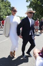 ROSIE HUNTIGNTON-WHITELEY and Jason Statham Arrives at Wimbledon Men’s Singles Final in London 07/10/2022