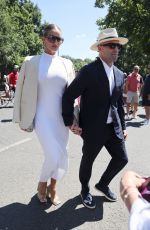 ROSIE HUNTIGNTON-WHITELEY and Jason Statham Arrives at Wimbledon Men’s Singles Final in London 07/10/2022